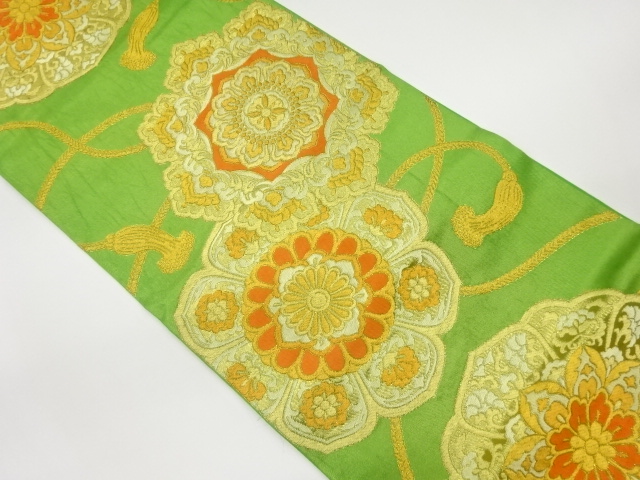 JAPANESE FUKURO OBI / WOVEN KUMIHIMO CORD PATTERN